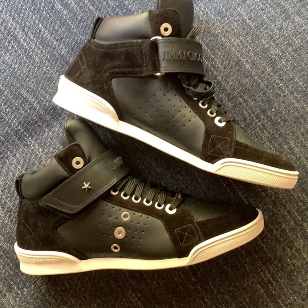 Jimmy Choo Men’s High Top Sneakers (US 9)